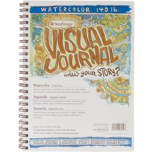Strathmore Visual Journal Watercolor 9"X12"-22 Sheets -460590