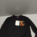 Ro Rox Fox Cardigan - Embroidered Ivy Knit Jumper Nature Inspired Retro Knitwear XL