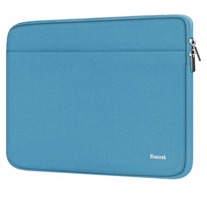 Laptop Sleeve Bag, 15.6 inch Computer Case Shockproof Protective Notebook Case with Accessory Pocket, Briefcase Carrying Laptop Sleeve for 15.6" HP, ASUS, Dell, Lenovo, Acer -Sky Blue