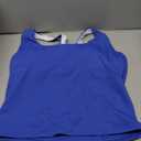 RUNNING GIRL Tank Tops with Built in Bras, Racerback Activewear Yoga Workout Tops for Women (Large, Dark Blue)