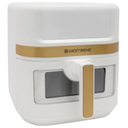 White & Gold Air Fryer with 13 One-Touch Presets & Easy-View Window - AFWB7QWG13