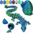 KVERM 12PCS 3D Printed Dragon Eggs with Dragons Inside, Dragon Egg Fidget Toy, Valentines Day Gifts for Kids, Easter Decorations for Boys Girls Cool Easter Basket Essentials Stuffers