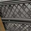 MYPET North States Paws Portable Pet Gate: 26-40" Wide. Pressure Mount. No Tools Needed. Made in USA, 23" Tall, Expandable, Durable Dog Gates for Doorways, Fieldstone Gray