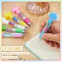Kosiz 48 Pcs Cross Party Favors Pen Multicolor 4 in 1 0. 5mm Ballpoint Pen for Office Sport Lover Back to Novelty Gifts Goodie Bags Stuffers