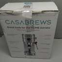 CASABREWS 5418 PRO Espresso Machine 20 Bar, Upgraded Espresso Maker with Powerful Steam Milk Frother, Stainless Steel Coffee Machine with Fast Heating System for Cappuccino, Latte, Silver