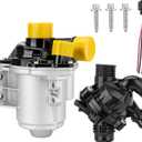 11517632426 Electric Water Pump & 11537601158 Thermostat Compatible with BMW 135i 135is 335i 335is 335i xDrive X1 X5 X6 3.0L L6 N55 Engine Replace#11517563659 11517588885 11519455978