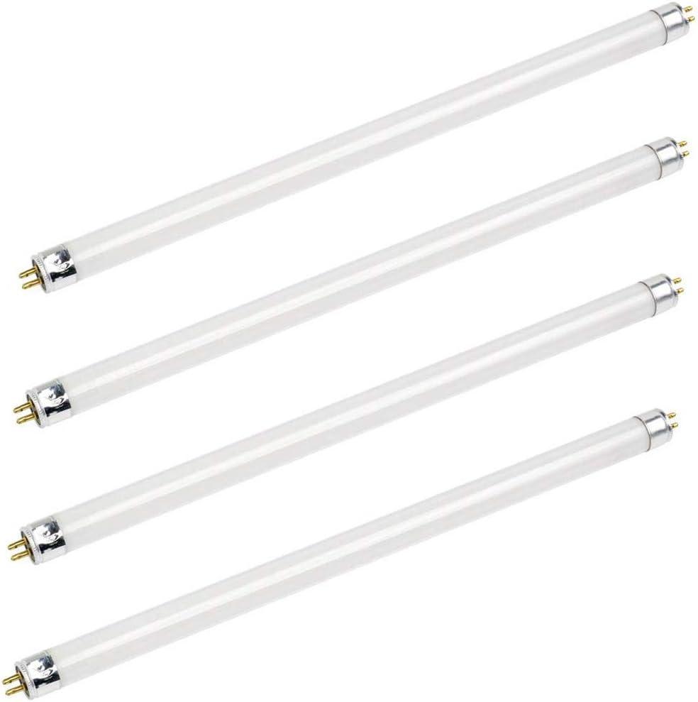 Bluex Bulbs 4 Pack F14T5/835 14W 22 Inch T5 Tube Light Bulb 3500K Warm White Mini Bi-Pin (G5) Base Straight Tube Light Bulb