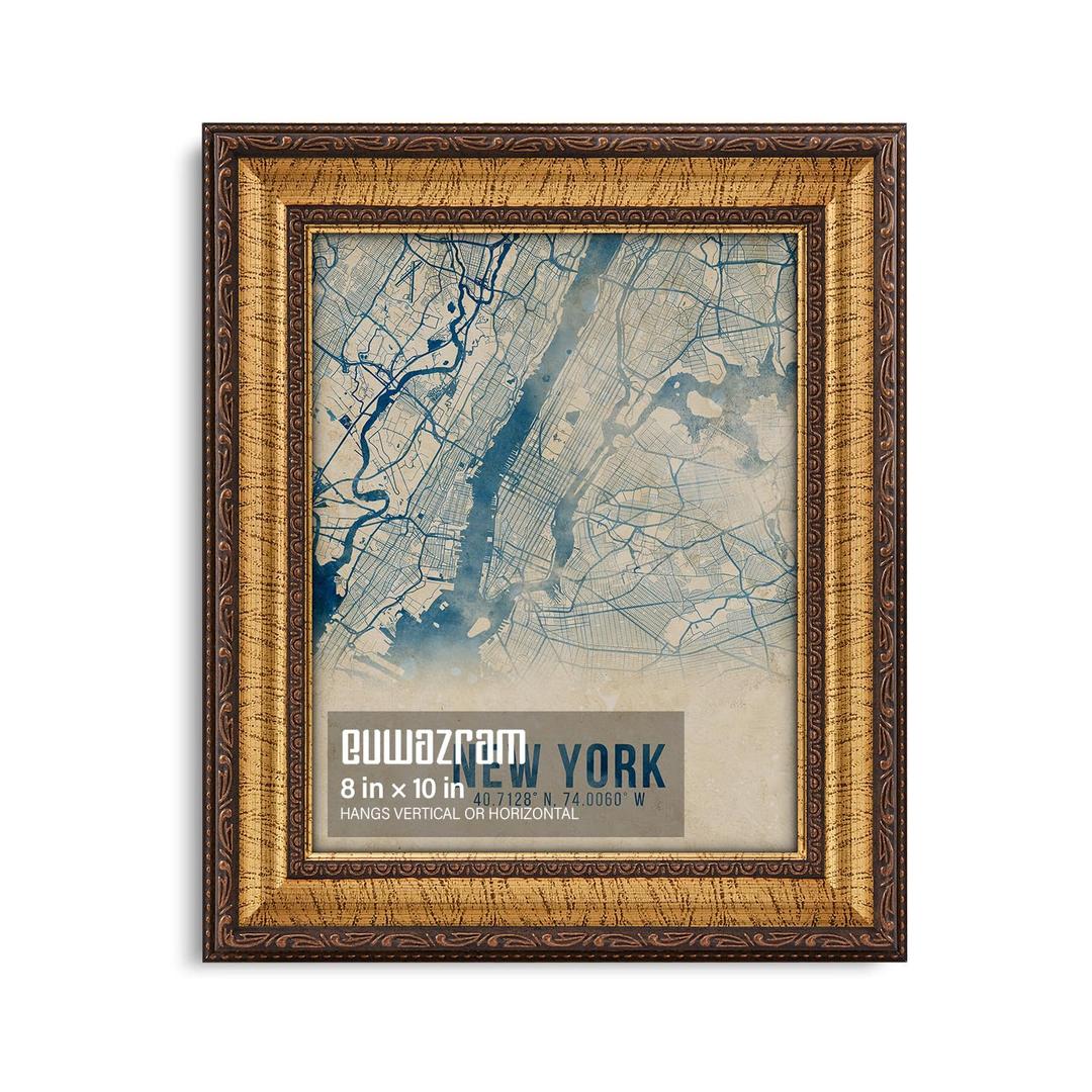 Ornate Classic Gold A1 Picture Frame for Photos and Artwork A1 Picture Frame for Family Photos and Art Prints, Ornate Gold Finish Creates A Refined Focal Point,  (23.4 x 33.1 in)