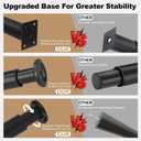 FIVEPEARS 4 PCS Adjustable Furniture Legs 4.72-7.08 Inch,Metal Adjustable Legs for Cabinet;Table;Sofa;BedReplacement Bed Frame Support Legs for Bed Frame/Bed Center Slat