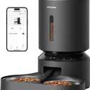PETLIBRO Automatic Cat Feeder for 2 Cats, 5G&2.4G WiFi Pet Feeders, 5L Programmable Cat Food Dispenser with Airtight Lock-Fresh Technology, Dual Stainless Steel Bowls, Low Food Sensor