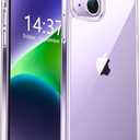 SPIDERCASE Designed for iPhone 15 Case, [10 FT Military Grade Drop Protection] [Crystal Clear] [Not Yellowing] Slim, Clear