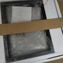 Amazon.com: IBF Modern Black Coffee Table, Minimalist Industrial Wooden Center Table, Simple Farmhouse Rectangle Living Room Table, Wood and Metal Cocktail Coffee Table for Home Bedroom Office, Black Oak, 47 Inch : Home & Kitchen