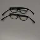 JM 2 Pack Magnetic Reading Glasses for Men Women, Hang Neck Blue Light Blocking Computer Readers Black & Tortoise +1.25