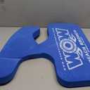 WOW Sports - Foam Water Saddle Float for Kids & Adults - 1 Person Pool Seat - Whale Tail - Pool Party Accessory - Blue