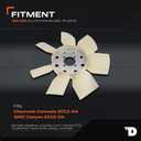 Dorman 621-322 Engine Cooling Fan Blade Compatible with Select Chevrolet / GMC Models