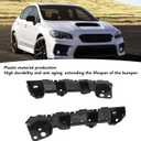 Front Bumper Bracket, Durable Plastic Replacement, Bumper Mount for Left Right Installation for 2015-2021 Vehicle Owners DIY Mechanics Home Repair