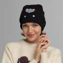 Elephant Gifts Embroidered Hat for Women Men Thank You Gift Animal Lover Birthday Christmas Stocking Stuffers Gifts Stuff (Black)