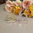 Elegant Mirror Acrylic Standing Table Numbers, Mirrored Wedding Decor (Gold, 1-10)