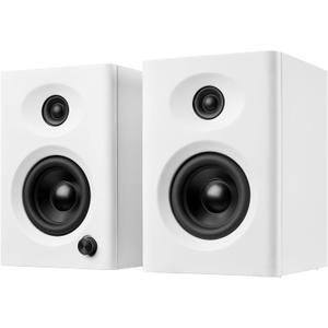 Computer Speakers for Desktop PC, 60W Bluetooth Surround Sound Speakers with Bass, Compact Powered Bookshelf Speakers for Office, Monitors, Laptop, Gaming, TV, Gifts (White, Pair) (3 inches)
