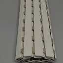 MBOSS Bath Tub Shower Mat Non Slip Bathtub Mats for Bathroom Shower Floor Mat Bath Mats for Shower Tub Anti Slip Shower Mat with Drain Hole and Large Suction Cups (Ivory White, 37.5 X 15.7 Inch)