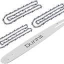 3 pack 20 inch 325" 050" 80DL Chainsaw Chains and 1 Guide Bar for Husqvarna 435(e), 440(e), 445(e), 450(e), 450 Rancher, replace 596199780, 20" X-CUT SP33G