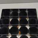 3.15" Black Velvet Christmas Ball Ornaments Set, 16 pcs Flocked Matte Black Xmas Tree Decoration, Large Shatterproof Decorative Hanging Balls for Party Holiday Wreath Garland Home Décor