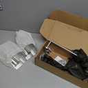 Brushed Silver 8-Piece Bathroom Hardware Set Stainless Steel, 24in and 16in Towel Bars Set Wall Mounted Bathroom Accessories