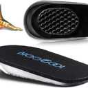 BIGGCOOL Heel Cushions for Heel Pain, Heel Inserts for Shock Absorption, Heel Lifts for Achilles Tendonitis and Bone Spur, Foot Pain Relief for Women & Men - 1 Pair (Small)