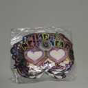 HOWAF 24 Pack Happy New Year Glasses Neon Color 2026 Glasses New Years Eve Party Supplies Photo Props for Happy New Year Decorations NYE Party Favors Accessories