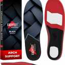 Premium Anti-Fatigue Shoe High Arch Support Insoles Men Women - Plantar Fasciitis Inserts - Orthotic Inserts Shoe Soles Standing All Day - Flat Feet Foot - Work Boot Insoles (XS (Men 4.5-6.5/Women 5.5-7.5), Graphite)