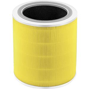 Core 400S Pet Care Replacement Filter Compatible with LEVOlT Core 400S & Core 400S-P Air Purifier, 3-in-1 True HEPA Activated Carbon Pre-Filter, Core400S-RF-PA(LRF-C401-P-YUS), 1 Pack, Yellow
