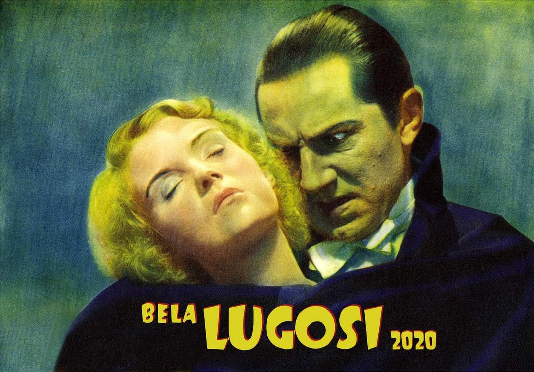Wall Calendar 2026 [12 pages 8"x12"] DRACULA BELA LUGOSI Frankenstein Vampire Vintage Posters Silent Film Horror Movie