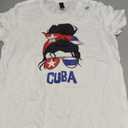 Cuba for Girl Cuban Flag for Women Cubana T-Shirt,S