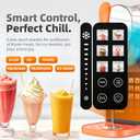 Max 95oz Slushie Machine with 6 Smart Presets, No Ice Needed Frozen Drink Maker for Home, Quick 30-Min Freeze for Slush, Margaritas, Smoothies, Ice Cream & More, Large Capacity Party Slushy Maker