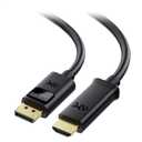 Cable Matters Unidirectional DisplayPort to HDMI Cable - 25ft, Gold-Plated DP to HDMI Cable, Display Port to HDTV/Monitor/Projector Conversion Cord