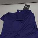 Ficerd 3 Pack Womens Plus Size Long Sleeve Tops Crew Neck Loose Fit T Shirt Stretchy Casual Winter Tops Basic Tees Shirts (Black, Navy Blue, Fuchsia, Size 3XL)