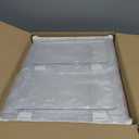 Kmiectse Clear Storage Bin with Lid 3 Pack Stackable & Sturdy Plastic Multifunctional Folding Storage Bins for Bedroom, Living Room, Study,Room, 23 QT Folding Box with Magnetic Door (White)