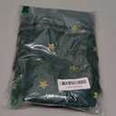 AVOIN colorlife Christmas Tree Star Green Throw Pillow Cover Set of 2, 12 x 20 Inch Soft Plush Faux Fur Jacquard Cushion Case Festivals Winter Decoration for Sofa Couch