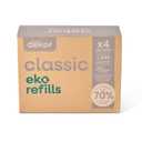 Diaper Dekor Pail Refills for Classic Original & Eko Diaper Pails, 4 Pack Unscented| Extra Thick Refills Made With 70% Recycled Materials