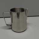 Milk Frothing Pitcher, 350ml/12oz Milk Frother Cup Stainless Steel Jug Steaming Pitcher, Milk Coffee Cappuccino Latte Art Barista Steam Pitchers Milk Jug Cup with Decorating Pen (Silver)