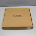 Straw Tote Bag for Women, Large Summer Beach Bag with Polka Dot Scarf & Plumeria Flower (Brown)