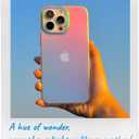 LONLI Hue - for iPhone 15 Pro Case - Iridescent [10FT Drop Protection] - Shockproof Cover with Color Changing Effect | Cute and Unique for Women, Girls and Men (2023)