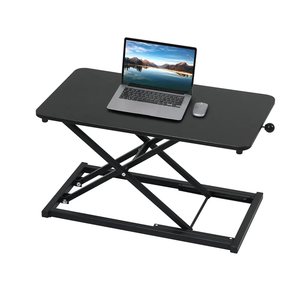 Height Adjustable Standing Desk Converter,Computer Keyboard Stand for Desktop,Keyboard Riser for Stand Up Desk Riser,Computer Workstations for Laptop and Single Monitor Office Use,Size 23.6 Inch