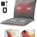 COMFIER Massage Mat Pillow Pad, Heated Massage Chair Pad, Vibrating Massaging Heating Pad for Mom Women
