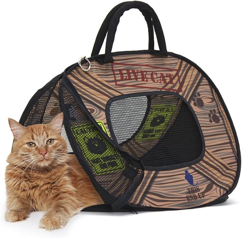 SportPet Designs Pop Open Cat Carrier (Pattern) (20")