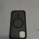 SUPFINE Magnetic for iPhone 11 Phone Case(Compatible with MagSafe)(Military Grade Drop Protection) Translucent Matte Shockproof Phone Cover,Black