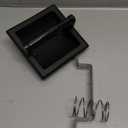 Recessed Toilet Paper Holder,Stainless Steel Square Wall Mounted Toilet Tissue Roll Holder,Toilet Paper Holder Insert for Bathroom Accessories,Brushed Silver