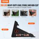VEVOR Ladder Levler, 380lbs Load PP Ladder Leveling Tool, Pitch Hopper, Stair Ladder Stabilizer with Storage, Easy to Use Stable Platform for All Surfaces,Extension Ladder Accessory for Uneven Ground