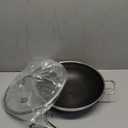 Wok pan,Hybrid 13 inch Wok with Lid, PFOA Free Cookware,non stick Stainless Steel Woks & Stir-fry pans Nonstick, Dishwasher and Oven Safe, Works on Induction