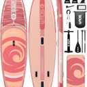 Inflatable Paddle Boards, Stand Up Paddle Board for Adults Youth of All-Round, 10'6'' *33'' * 6'' Extra Wide & No-Slip Sup for Yoga Fishing